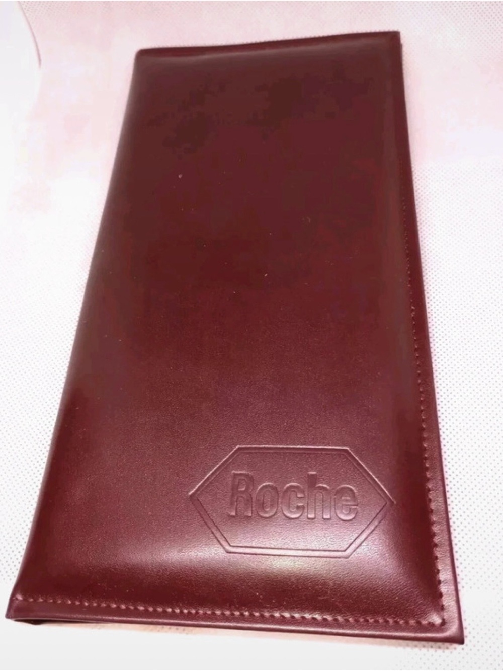 Chic Roche Burgundy Long Leather Wallet